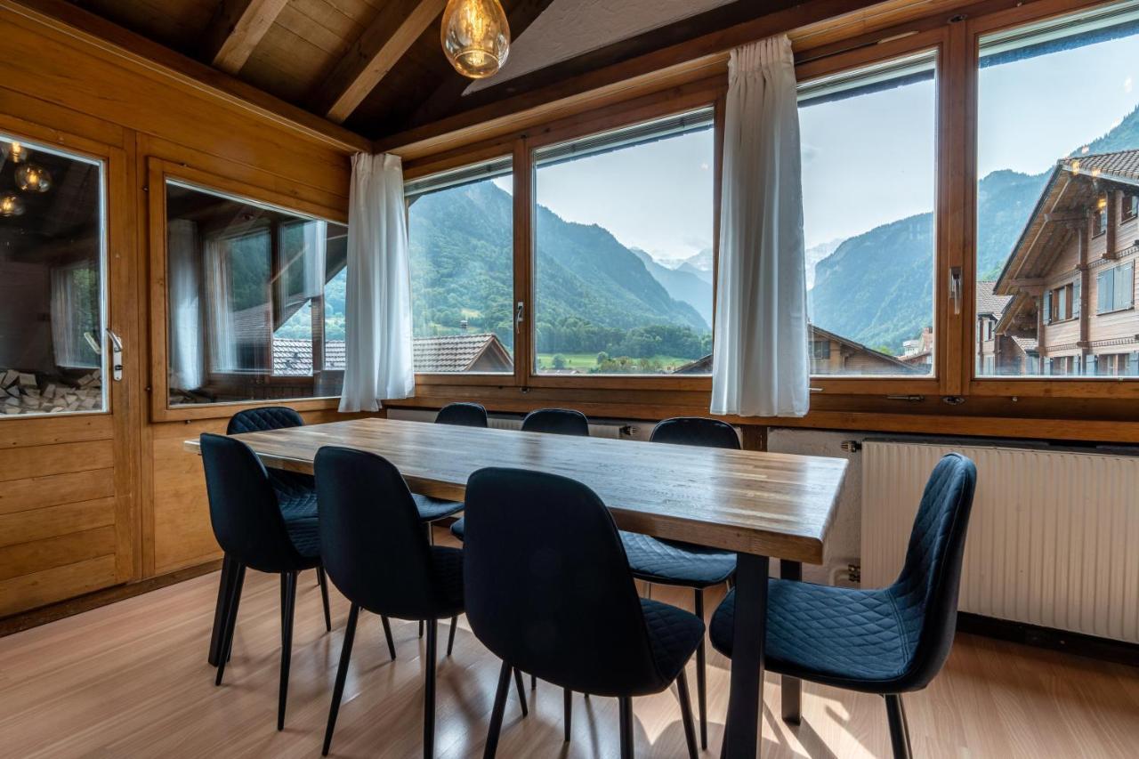 Jungfrau-View Apartment, Terrace & Free Parking Wilderswil Exterior foto