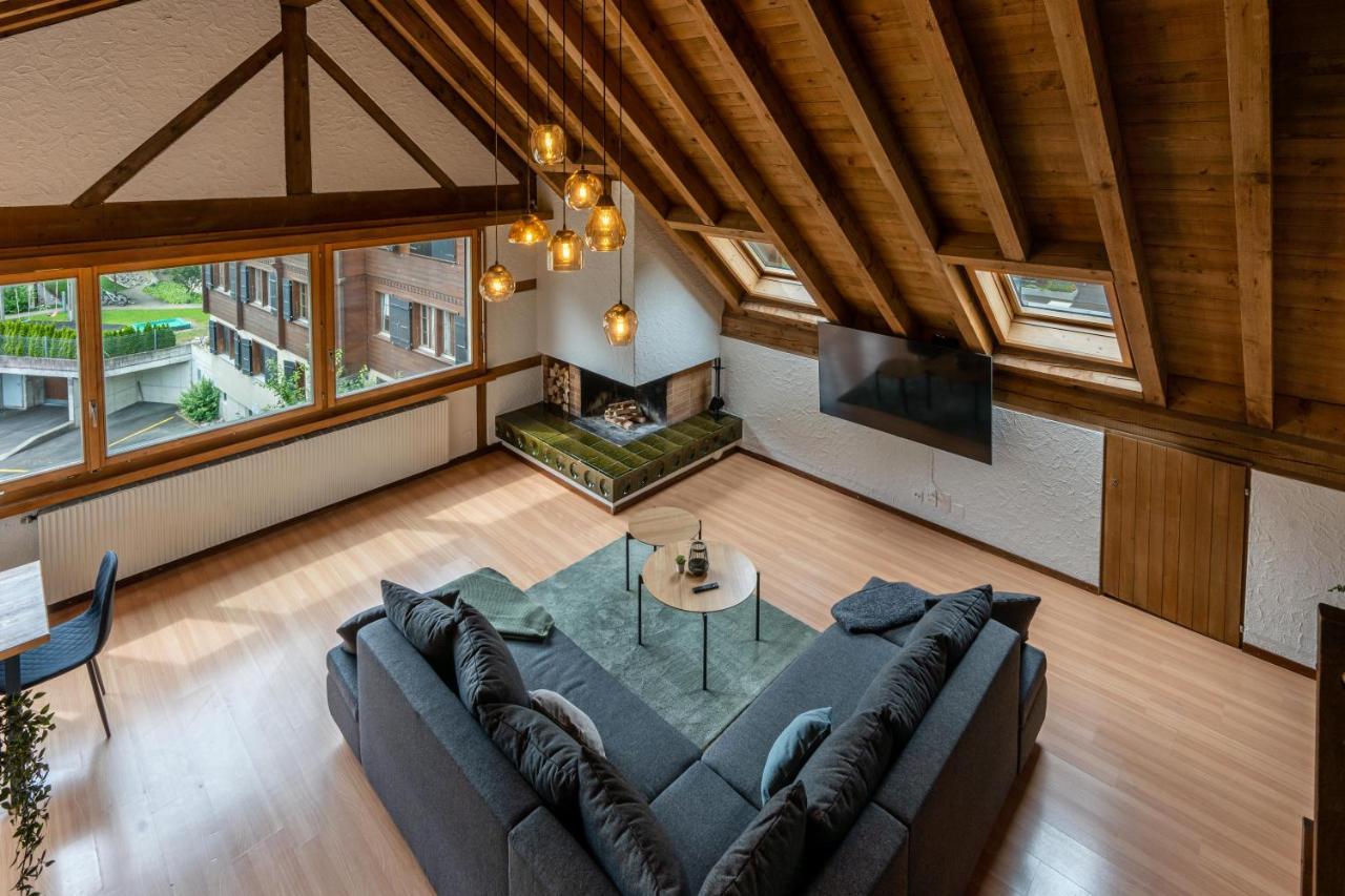 Jungfrau-View Apartment, Terrace & Free Parking Wilderswil Exterior foto