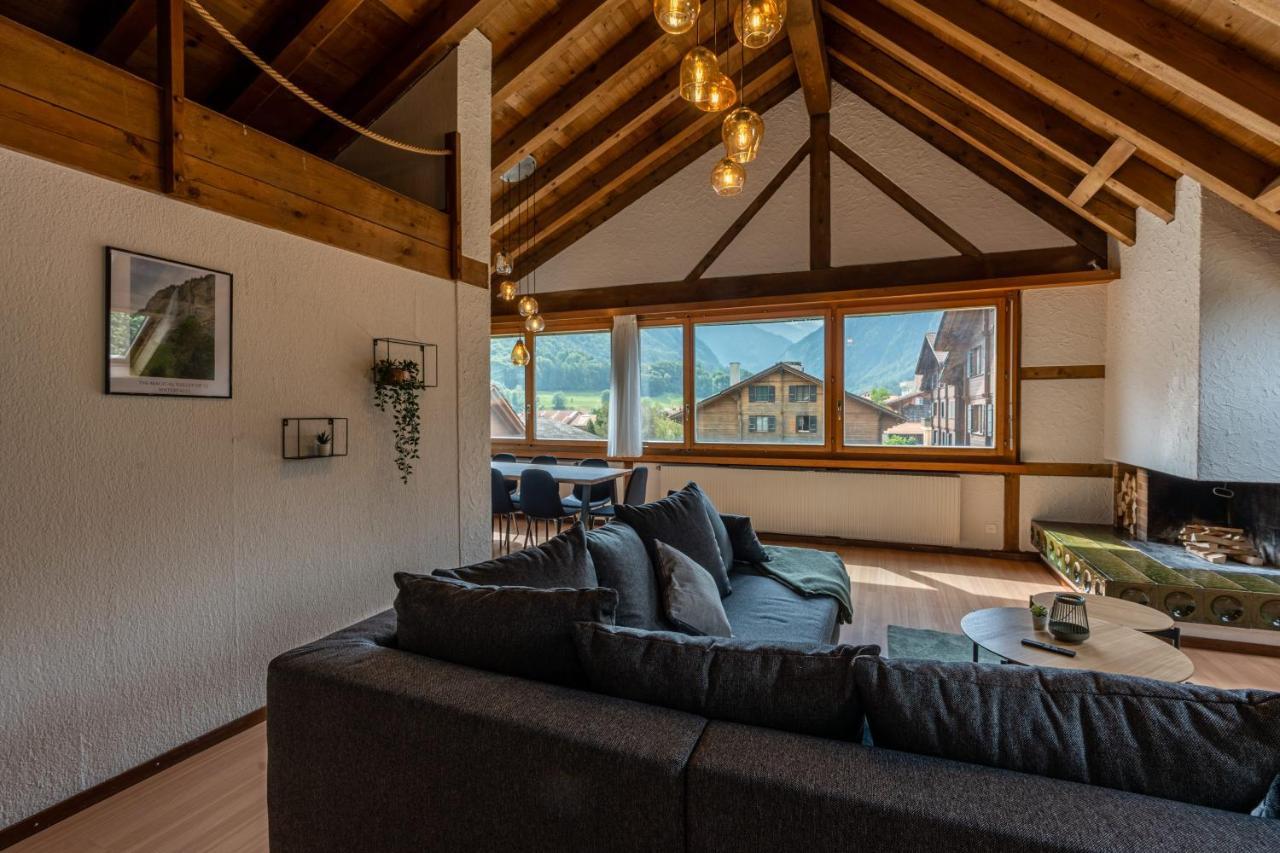 Jungfrau-View Apartment, Terrace & Free Parking Wilderswil Exterior foto
