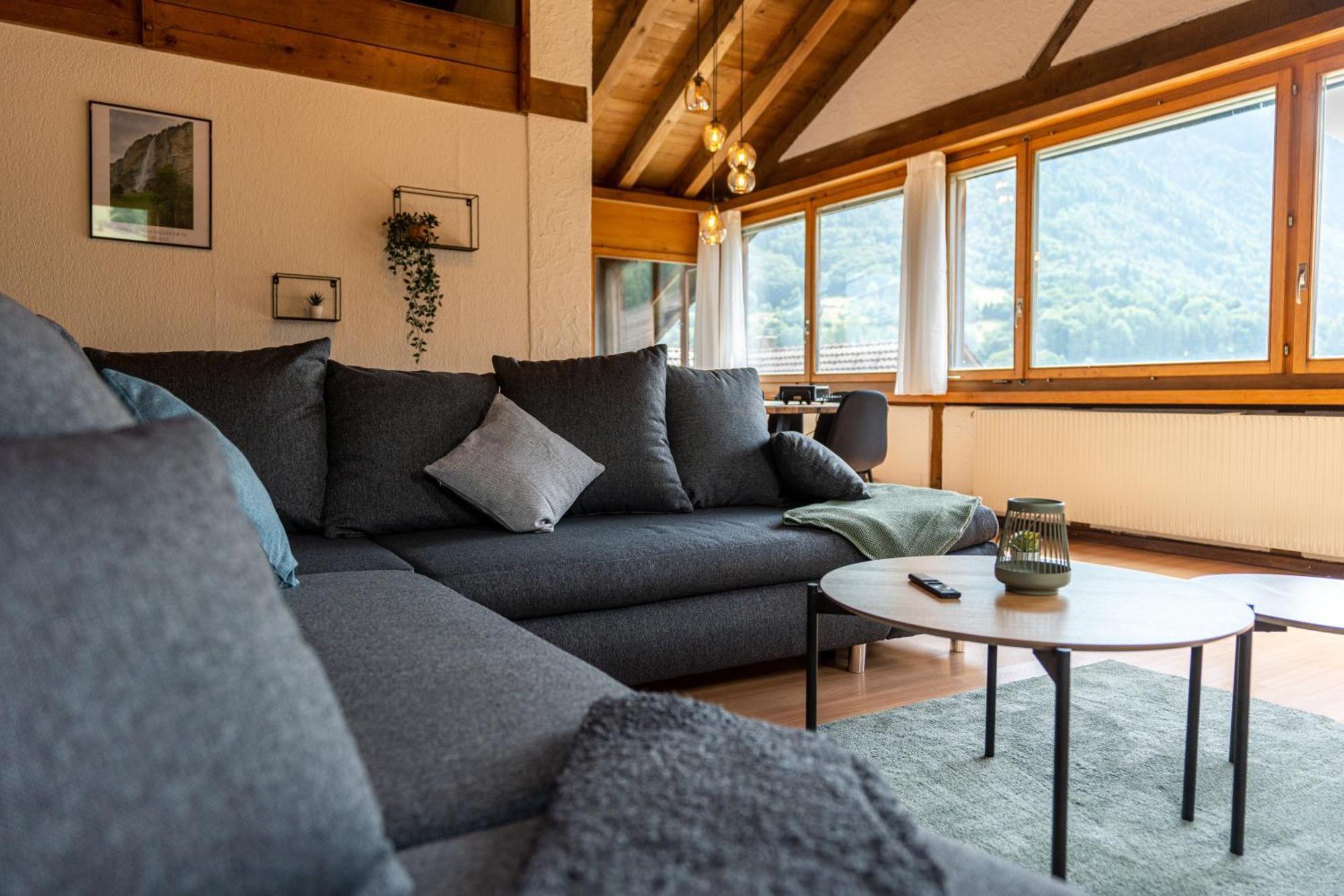 Jungfrau-View Apartment, Terrace & Free Parking Wilderswil Exterior foto