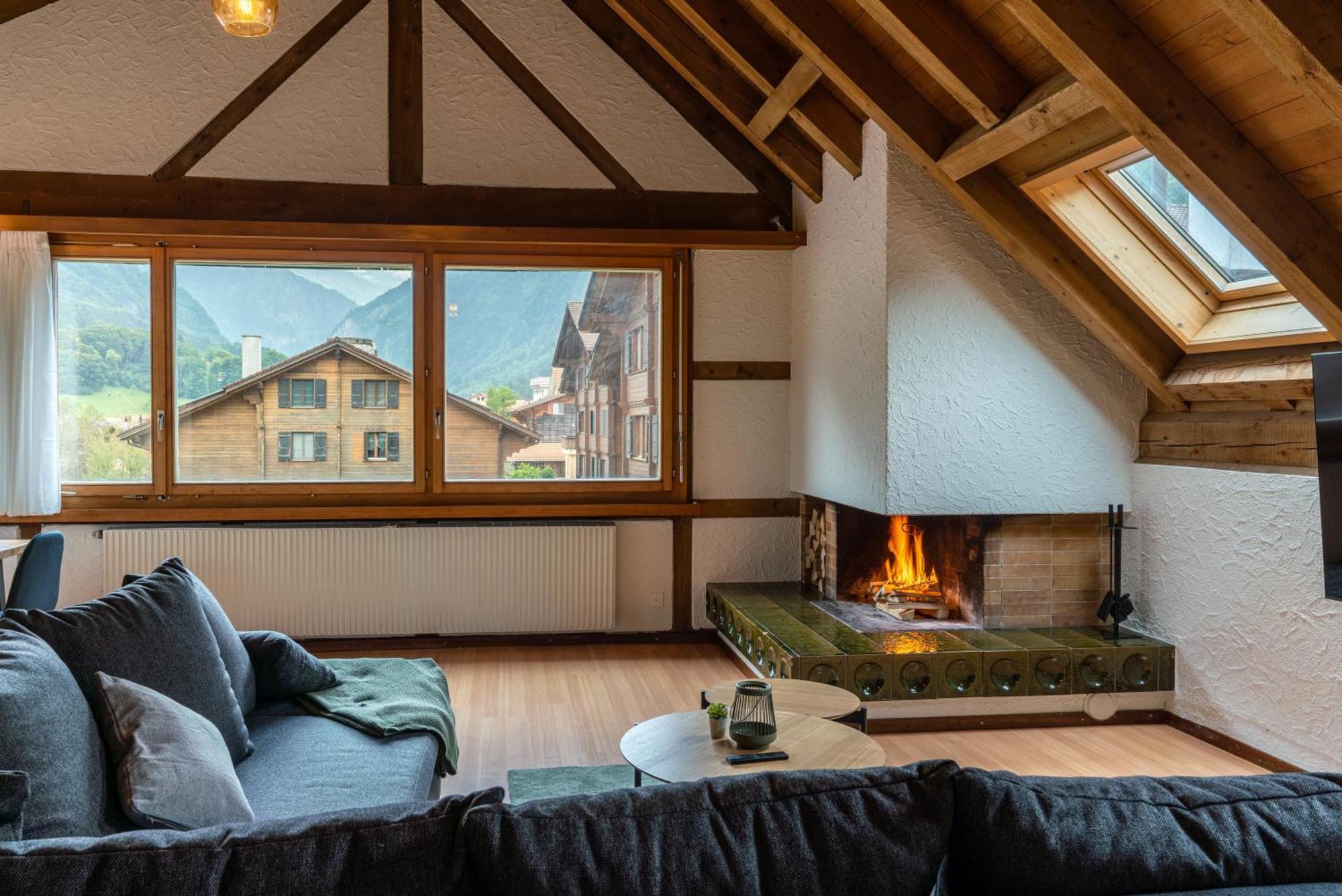 Jungfrau-View Apartment, Terrace & Free Parking Wilderswil Exterior foto